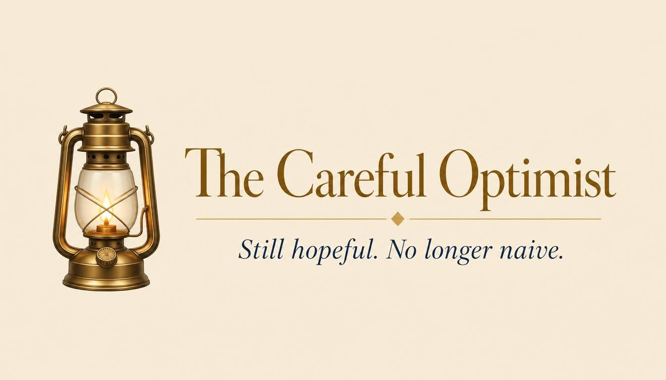 The Careful Optimist — Still hopeful. No longer naive.